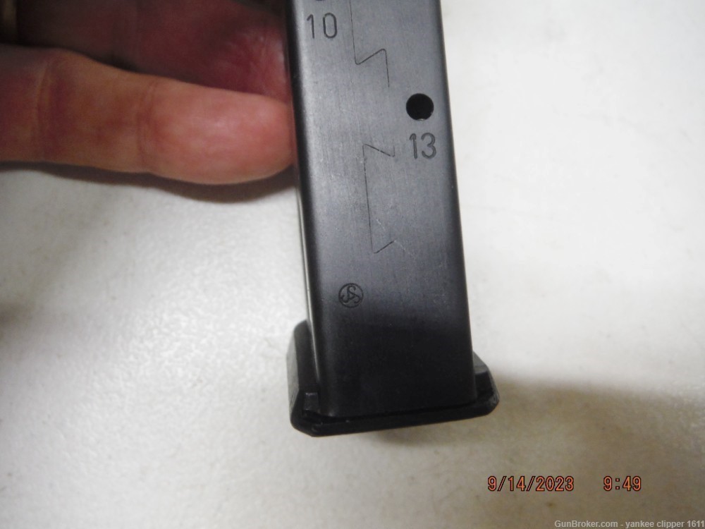 Sig P228 P229 13rd 9mm Magazine PreBan Dovetail Factory Good Condition-img-5