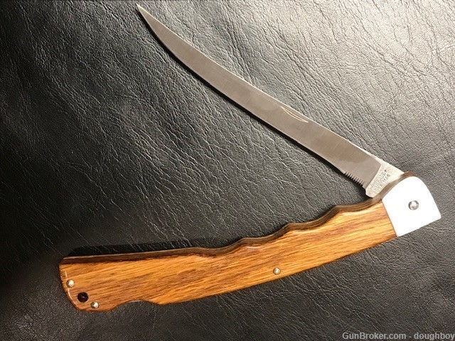 Schrade MA6 FOLDER Filet Knife Mighty Angler Fishing -img-0