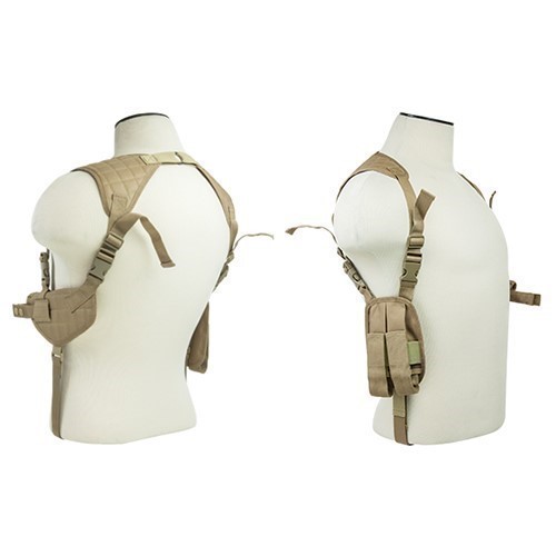 TAN Shoulder Holster w/ Mag Pouches for Walther PPQ P99 PPX Q5 Match Pistol-img-0