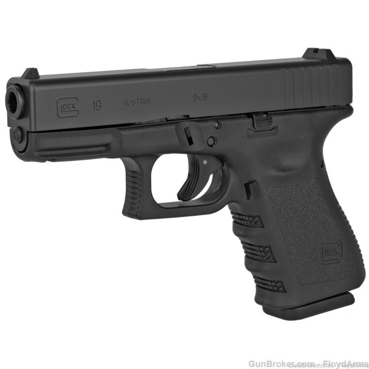 Glock 19 9mm G3 Pistol NIB w/ (2) -10 round mags CA OK-img-2
