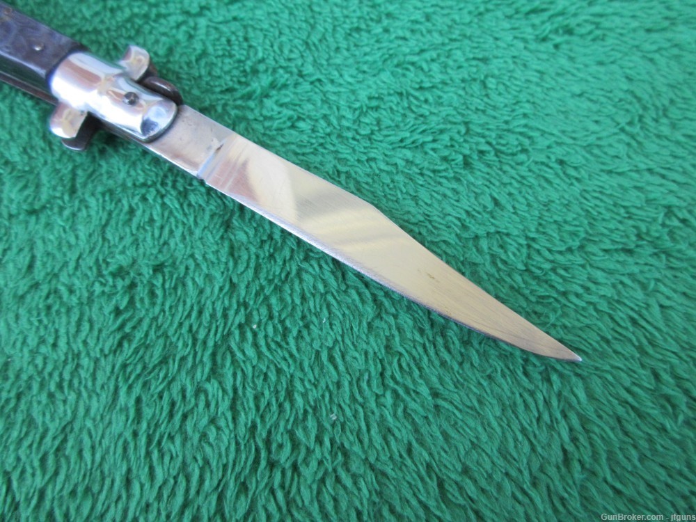Vintage Made in Italy Stiletto Lockback Folding Knife 8"-img-2