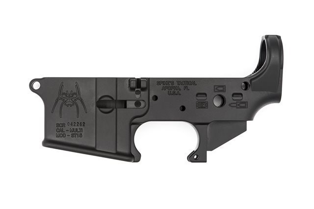 New Spikes Spider Stripped Lower Receiver AR-15 223 556 AR 15 NEW ST15-img-0