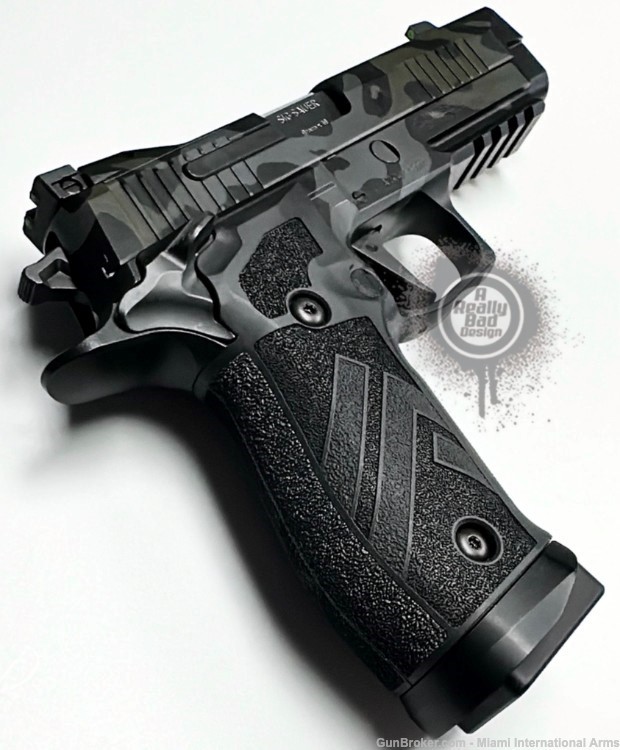 Custom Sig P226 X Five Legion 9mm X5 OR Black Camo -img-3