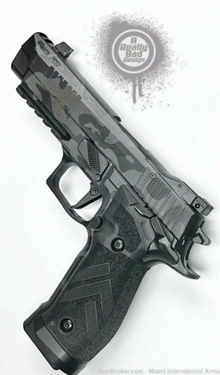 Custom Sig P226 X Five Legion 9mm X5 OR Black Camo -img-0