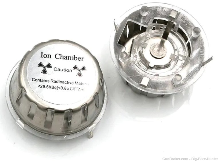 Americium-241 Ion Chamber  - Radioactive Source- Alpha emitter-img-0
