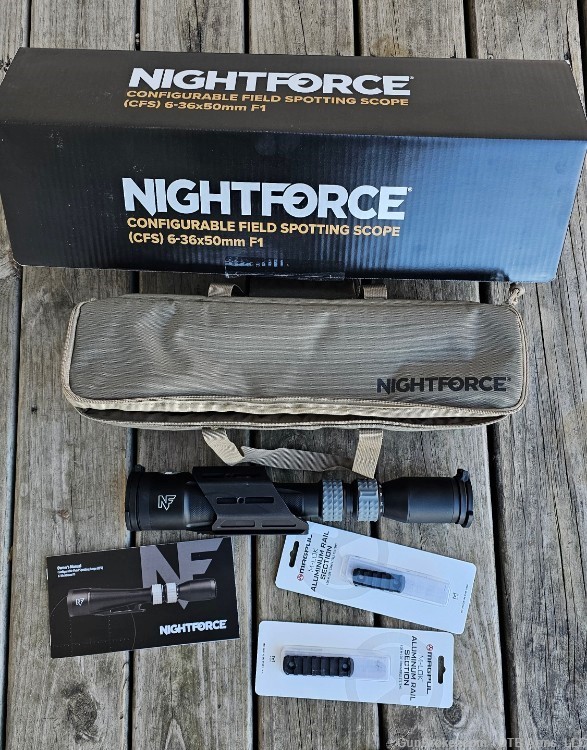 Nightforce CFS 6-36x50 Spotting Scope MIL-XTs Accessory Cage Kit C696-img-0