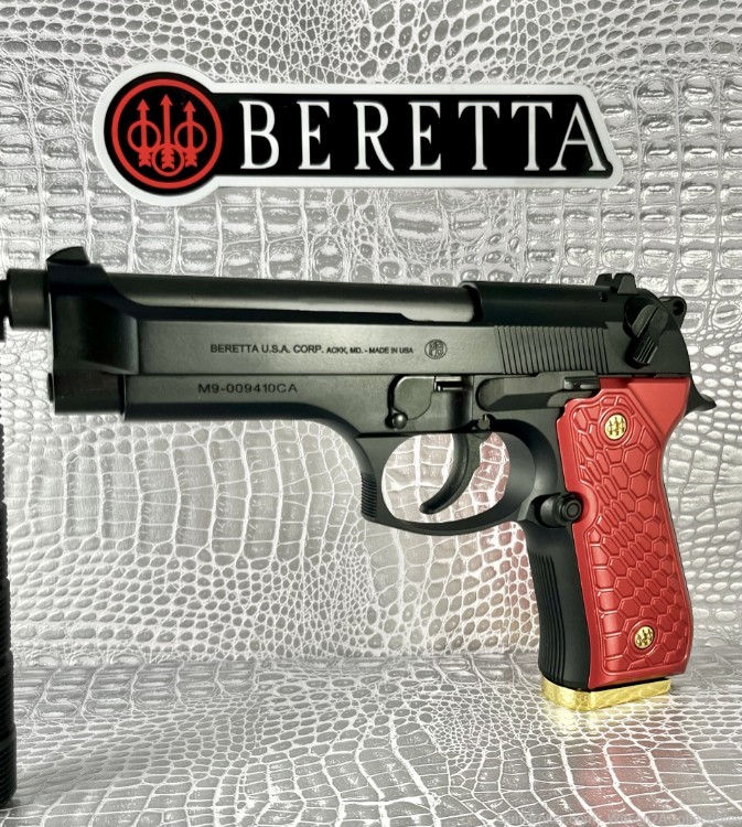 CUSTOM Beretta M9 (9mm)!  CA Friendly FFL!-img-0