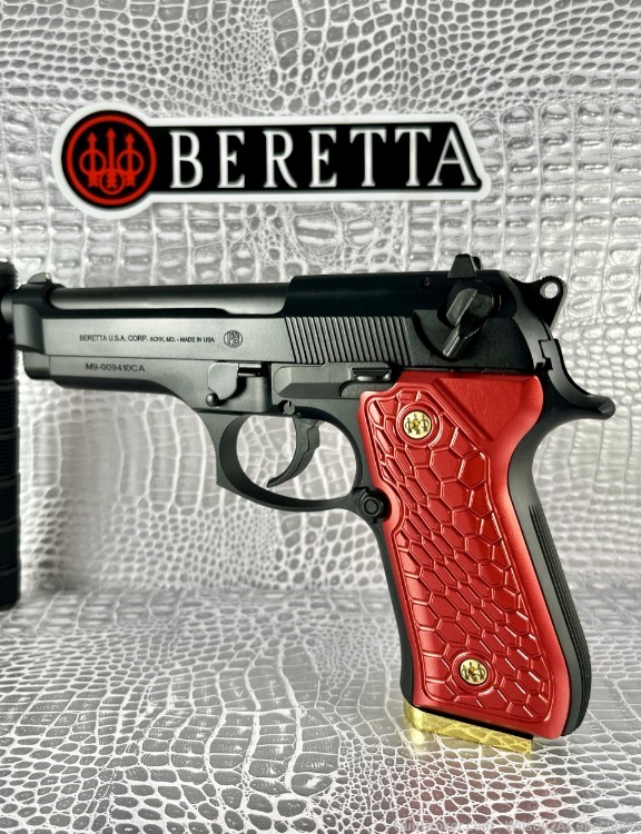 CUSTOM Beretta M9 (9mm)!  CA Friendly FFL!-img-2