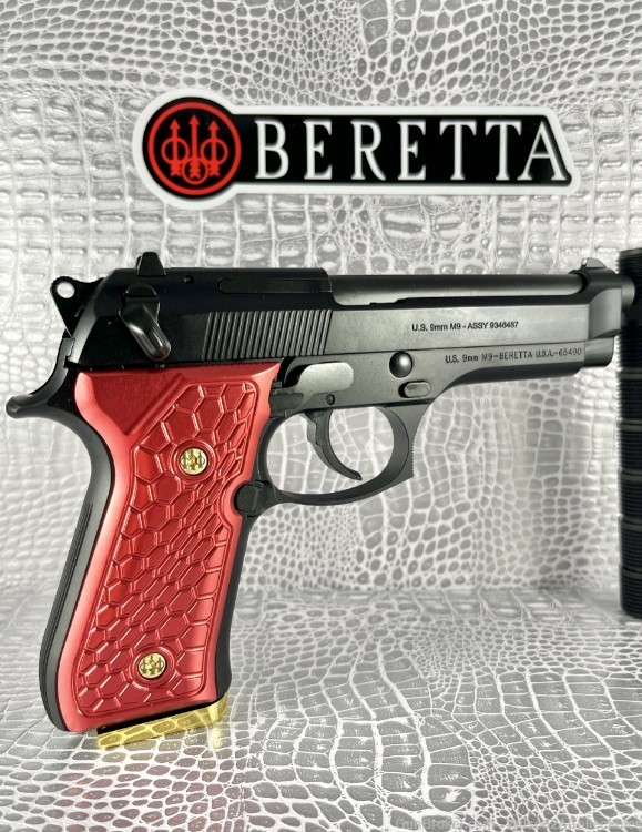 CUSTOM Beretta M9 (9mm)!  CA Friendly FFL!-img-3