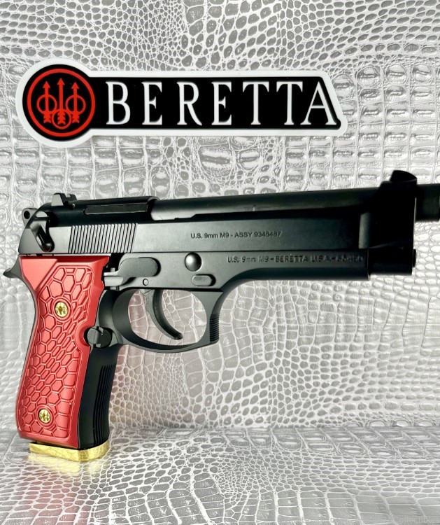 CUSTOM Beretta M9 (9mm)!  CA Friendly FFL!-img-1