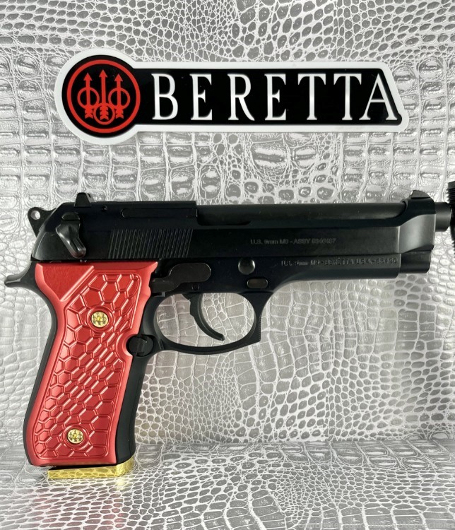 CUSTOM Beretta M9 (9mm)!  CA Friendly FFL!-img-4