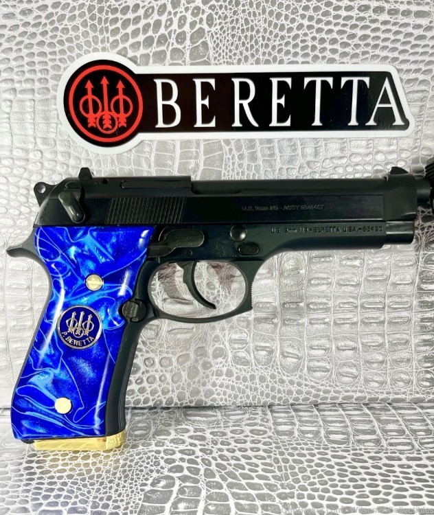 BEAUTIFUL Custom Beretta M9!  (CA Friendly Shipper!)-img-1