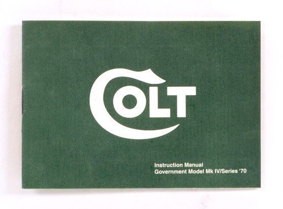 Colt Government MK IV/Series 70 1970-77 Manual, Repair Stations List, Colt-img-1