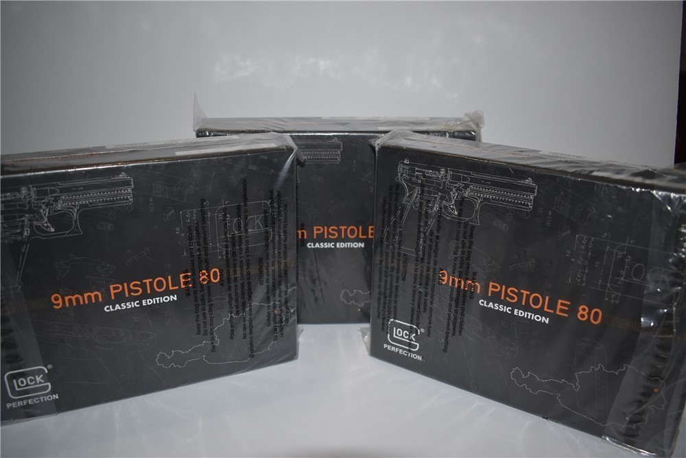 3 SEQUENTIAL UNOPENED Glock P80's 10 Round Mags Collectors Pieces-img-3