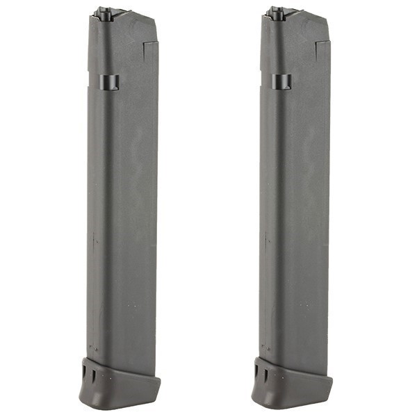 2 Pack GLOCK Factory 33rd 9mm Magazine DRACO NAK9 Pistol Ruger PC Carbine-img-0