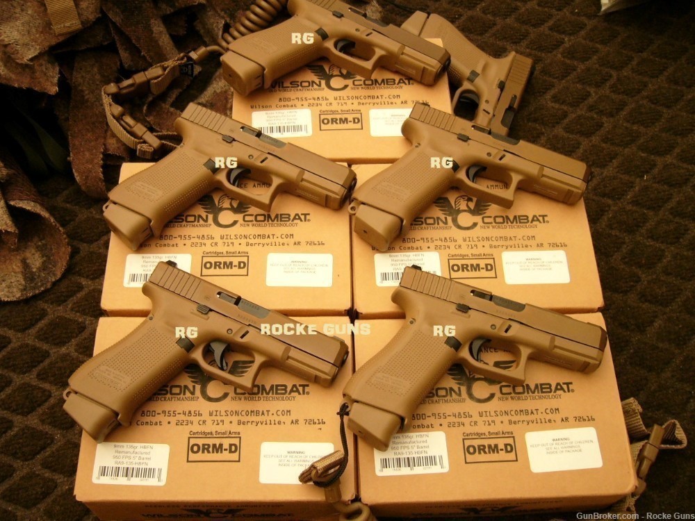 Glock G19X Wilson Combat Ammo SET 6 SEQUENTIAL SOCOM 19X 5 Cases Ammo 9MM+P-img-35