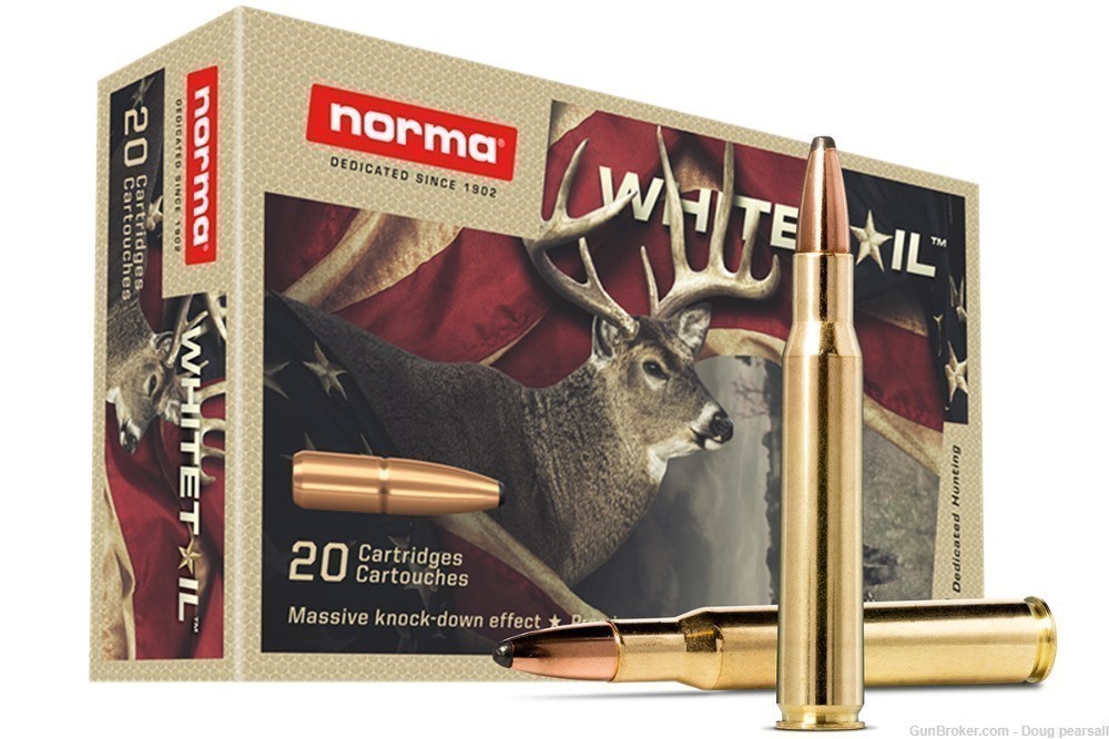 .30-06 SPRING. – 150 GR – SOFT POINT™ – NORMA WHITETAIL – QTY 20-img-0