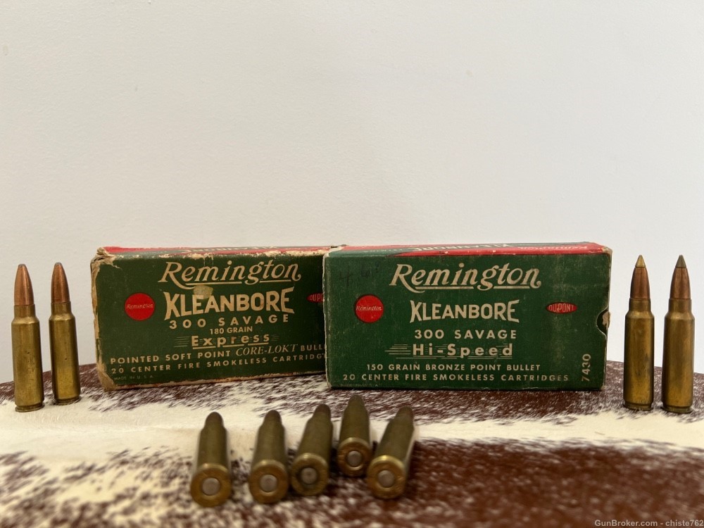 30 Rounds of 300 Savage Remington Kleanbore Core-Lokt / Bronze Point-img-0