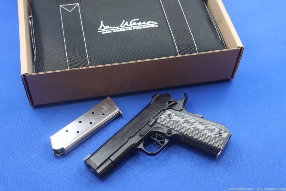 Dan Wesson Model ECP COMMANDER 1911 Pistol 45ACP 4" MATCH G10 BOBTAIL 01883-img-0