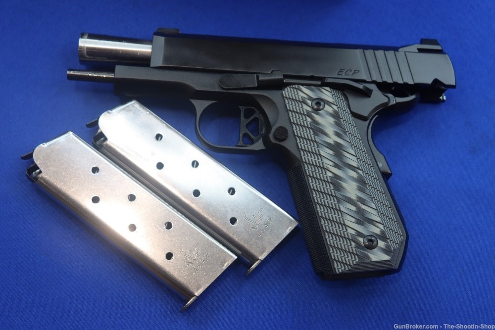 Dan Wesson Model ECP COMMANDER 1911 Pistol 45ACP 4" MATCH G10 BOBTAIL 01883-img-24
