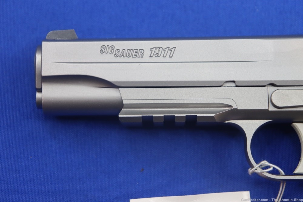 Sig Sauer Model 1911R Pistol 45ACP Stainless Steel w/ Rail 1911 SA 45 8rd-img-4