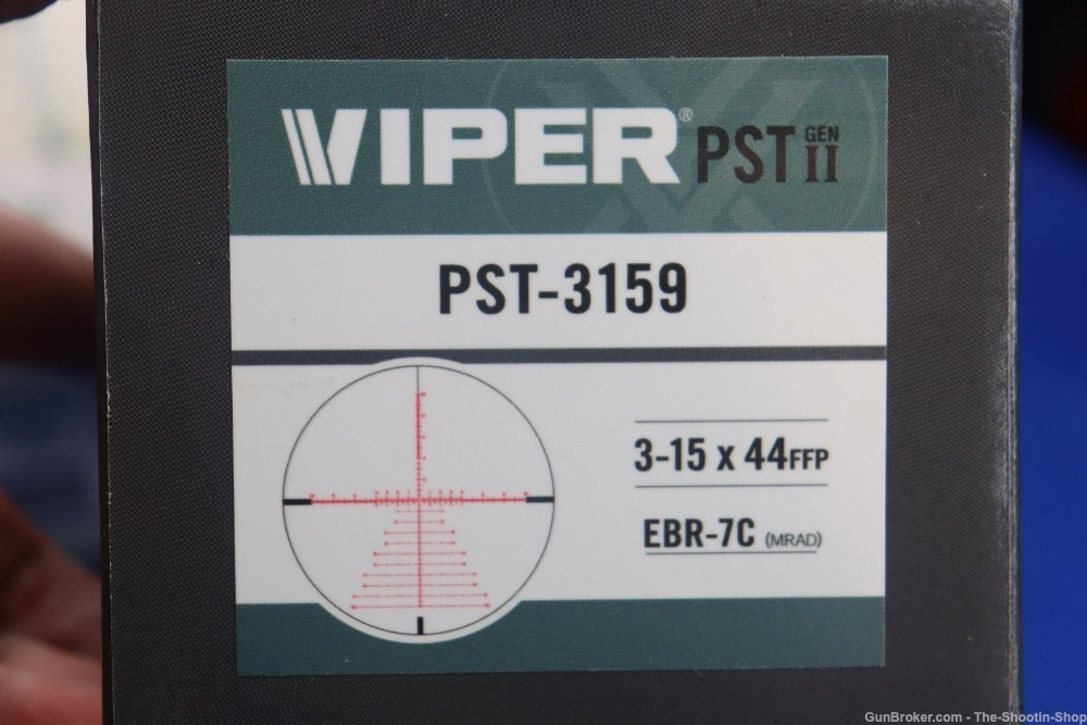Vortex Model VIPER PST GENII Rifle Scope PST-3159 3-15X44MM EBR-7C MRAD New-img-6
