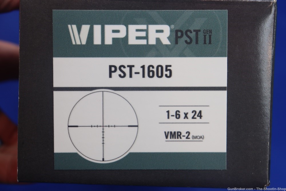 Vortex Model VIPER PST GENII Rifle Scope PST-1605 1-6X24MM VMR-2 MOA 30MM-img-8