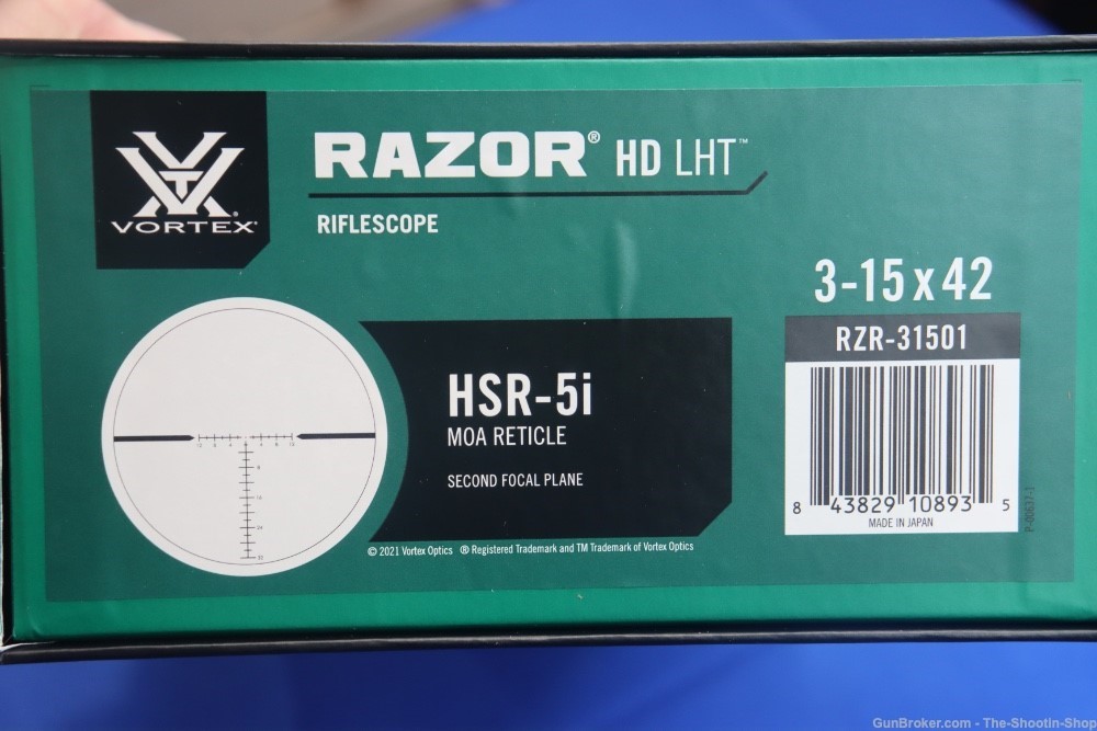 Vortex Razor HD LHT 3-15x42 SFP Riflescope HSR-5i Illuminated MOA Reticle-img-5