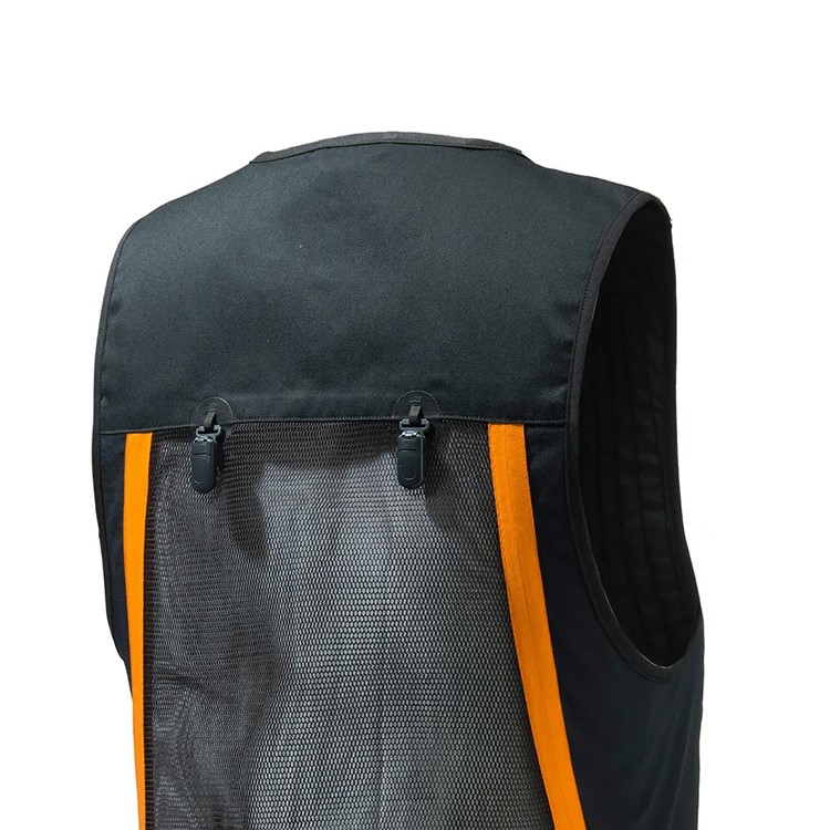 BERETTA Uniform Pro 20.20 Vest, Color: Jet Black & Orange, Size: 3XL-img-3