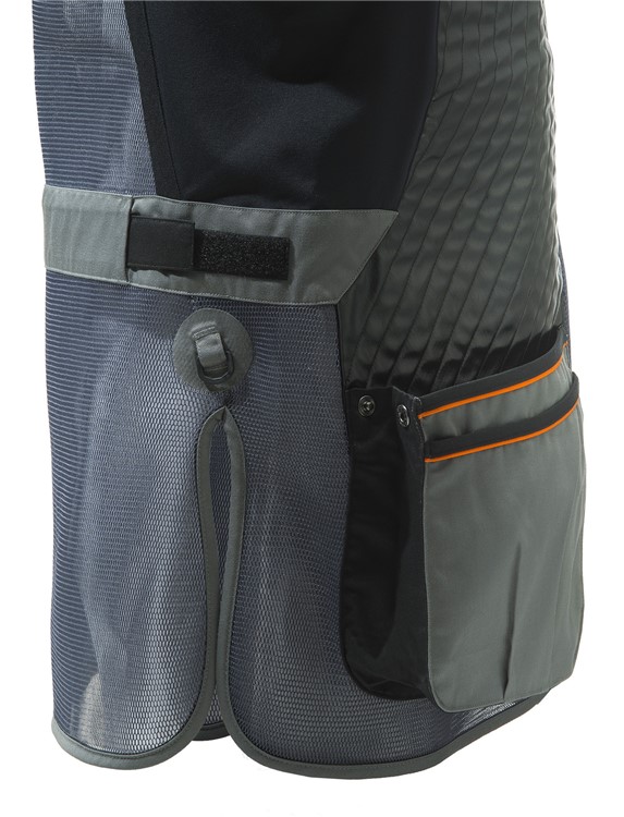 BERETTA Two Tone Sporting Vest, Color: Grey Castle Rock/Black/Orange, L-img-5