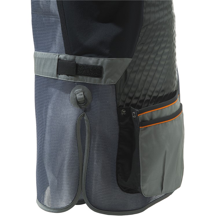 BERETTA Two Tone Sporting Vest, Color: Grey Castle Rock/Black/Orange, L-img-4