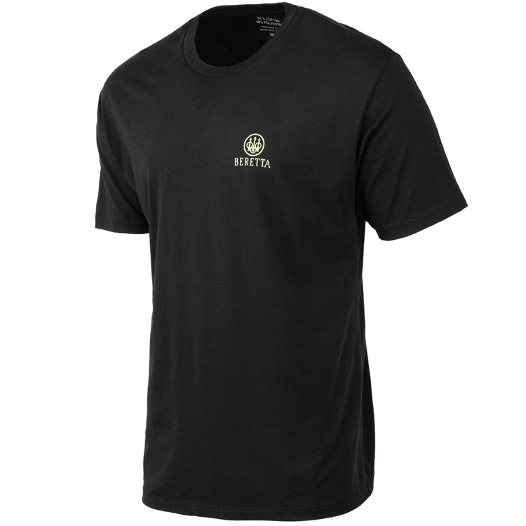 BERETTA Men Rail SS T-Shirt, Color: Black, Size: M-img-0