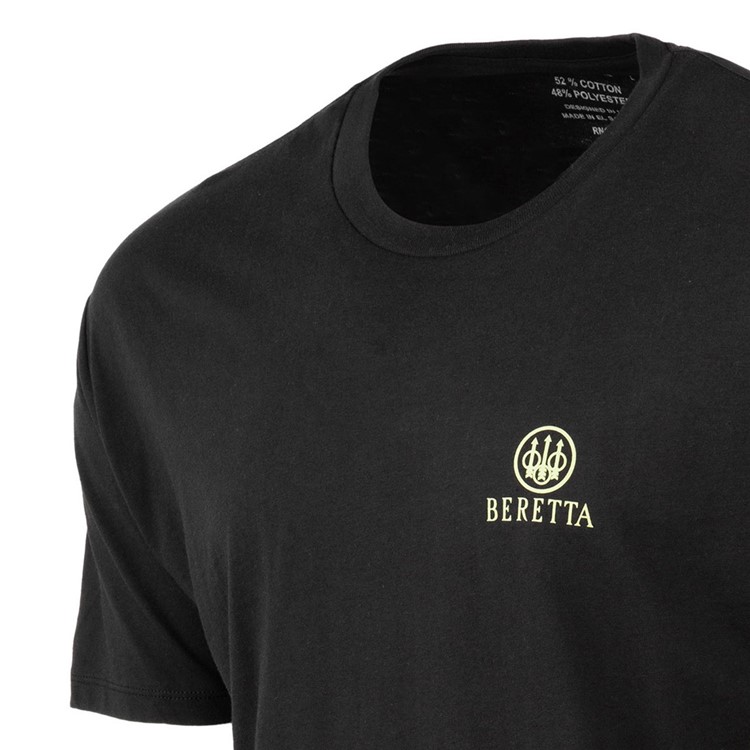 BERETTA Men Rail SS T-Shirt, Color: Black, Size: M-img-4