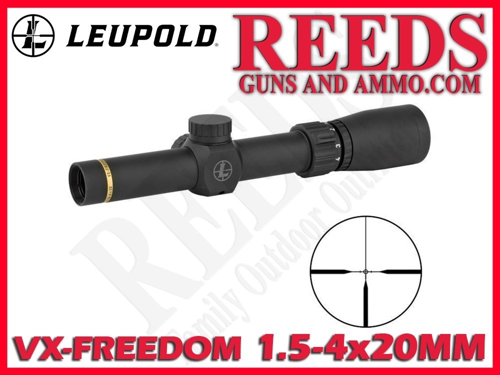 Leupold VX-Freedom 1.5-4x20mm Scope 1in Pig-Plex Reticle 174177-img-0