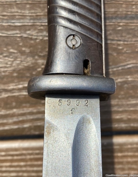 GERMAN WWII 1939 MAUSER 98K BAYONET w/ SCABBARD MATCHING NUMBERS K98 MAUSER-img-7