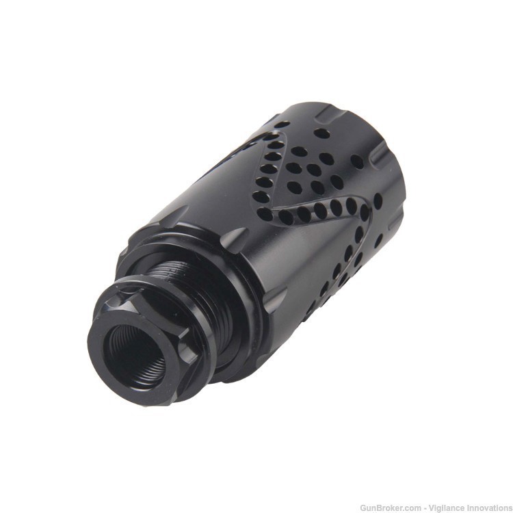 5/8x24 Compensator Flash Can Flash Brake AR10 Compensator AR10 Muzzle Brake-img-2