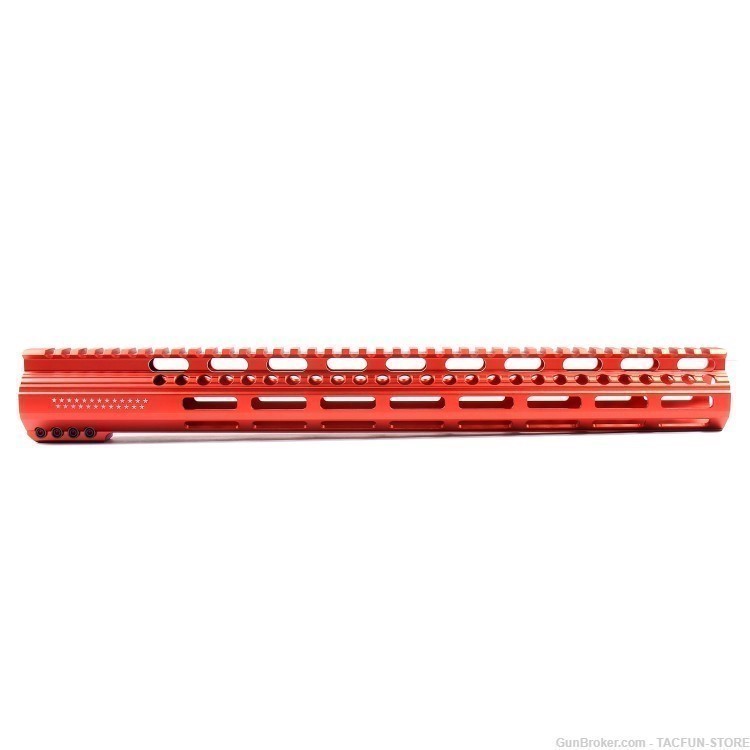 RED AR15 16.5" Super Slim M-LOK Free Float Handguard-img-1