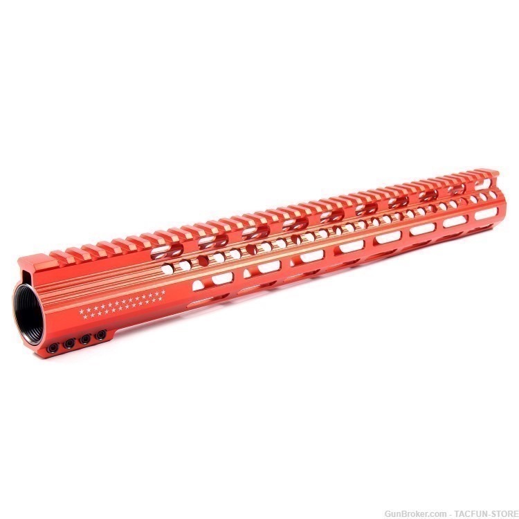 RED AR15 16.5" Super Slim M-LOK Free Float Handguard-img-0