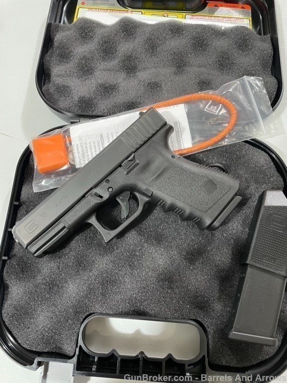 Glock Model 38 G38 45 GAP semi auto with box and accessories -img-0
