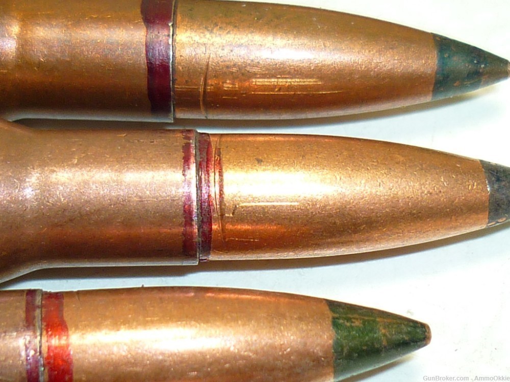 10rd - TRACER - 7.62x54r - Romanian 1980s - Demiled Green Tip -img-10