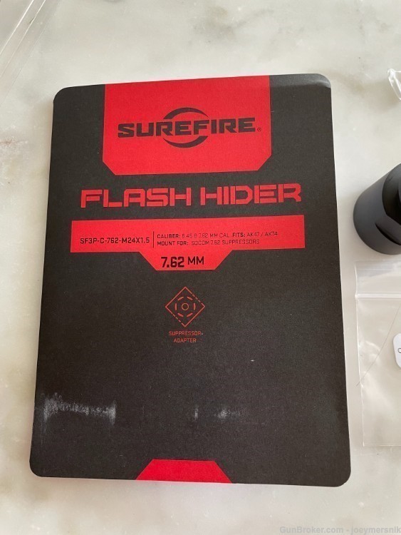 SureFire 3 Prong Flash Hider 7.62mm 5.45x39mm 5.45 - M24x1.5-img-4