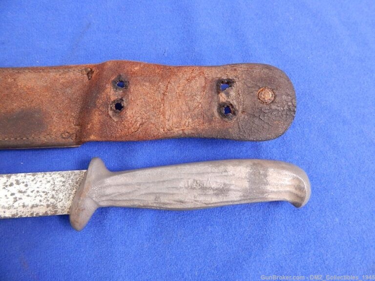 WW2 WWII Murphy Combat Knife with Sheath (Japanese Characters)-img-5
