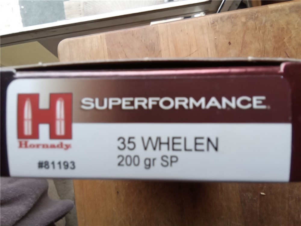 Hornady Superformance 35 Whelen 200 gr. sp ammo-img-2