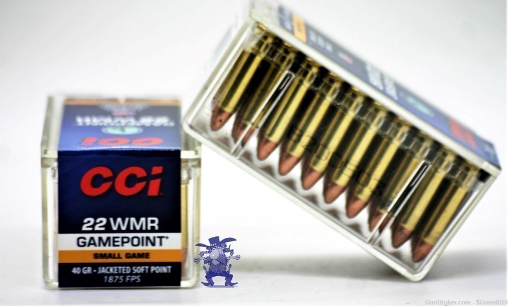 22 WMR Ammo CCI Small Game Point  22 Magnum/WMR 40 Grain 100 RDS-img-2