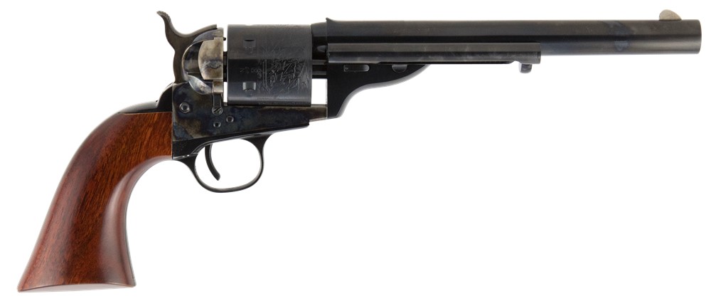 Cimarron CA916 1872 Open Top Army 45 Colt (LC) Caliber with 7.50 Blued Fini-img-0