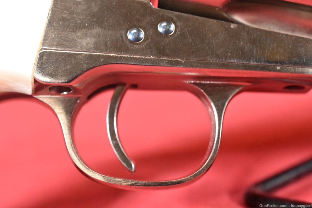 Uberti 1873 Cattleman DOC 357 Magnum 4.75" Nickel Plated Pearl 1873-img-10