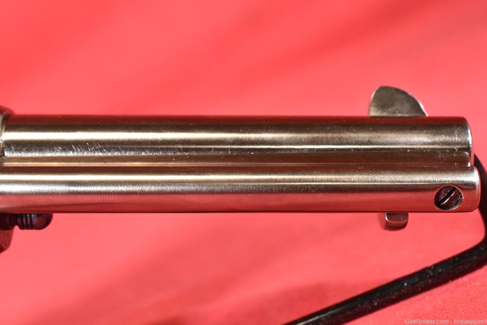 Uberti 1873 Cattleman DOC 357 Magnum 4.75" Nickel Plated Pearl 1873-img-7