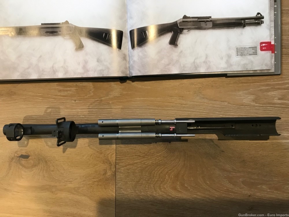 Benelli PROTOTYPE M4 M1014 Barrel Assembly Bayonet Lugs HK Grey Room Rare -img-13