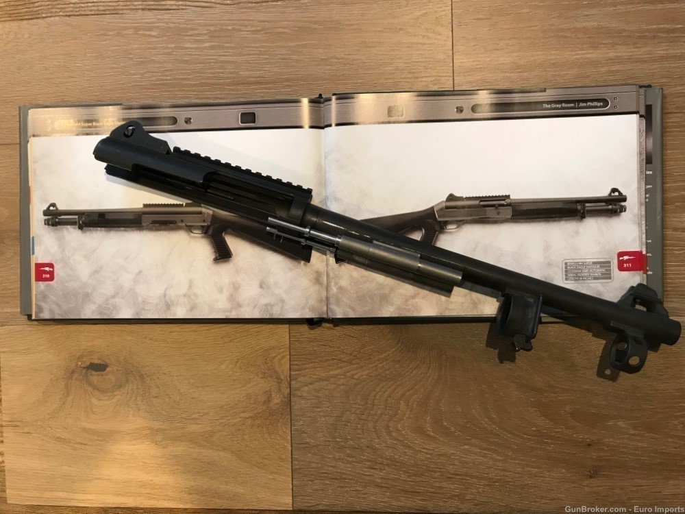 Benelli PROTOTYPE M4 M1014 Barrel Assembly Bayonet Lugs HK Grey Room Rare -img-1