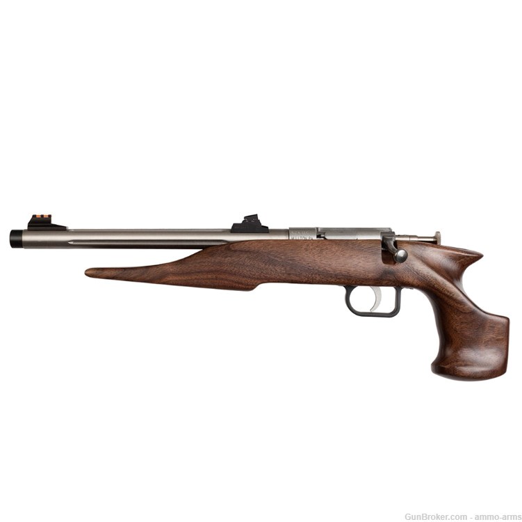Keystone KSA Chipmunk Hunter Single Shot .22 LR 10.5" TB Walnut 40101-img-2